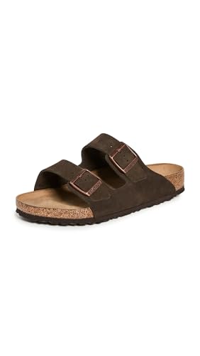 Birkenstock Arizona Soft Footbed Mocha Suede Regular Width - EU Size 42 / Women's US Size 11-11.5 / Men's US Size 9-9.5