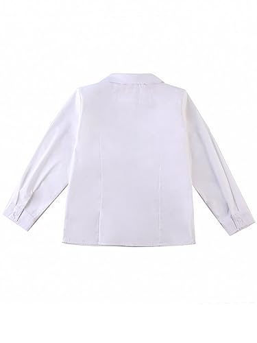 Smith's American Girls' L/S Button-Up Shirt - White, 83