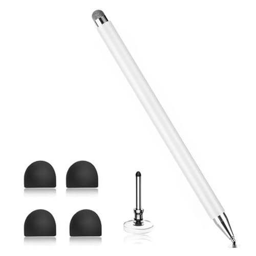 Penna Touch Stilo 2 in 1 per Tablet e Tablette, Alta Sensibilità e Precisione con 5 Punte di Ricambio