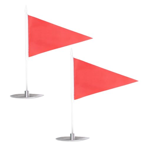 COOLHIYA Regulation Size Metal Putting Cup Golf Flag Set Home Golf Training Accessory for Golf Enthusiasts