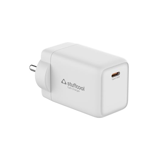 Image of Stuffcool Numen 65C, Smallest 65W GaN Charger with USB-C PD PPS, SFC 2.0 & 3.0, AVS Compatible, Fast Charging for MacBook Air, iPhone, Pixel & Samsung, Made in India