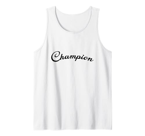 Champion Classic Jersey Script Cotton T-Shirt Tank Top