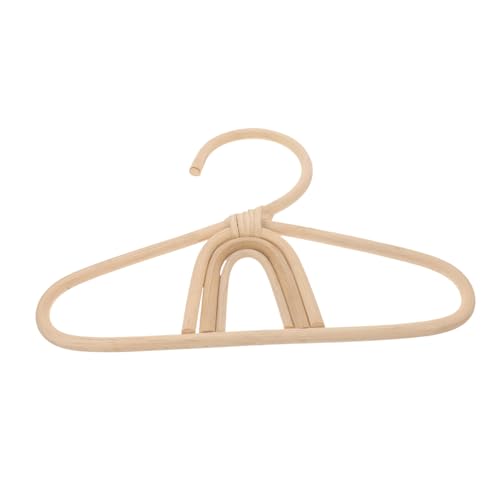 Cabilock Rattan Clothes Hanger Rustic Hanger for Clothing Smooth Finish for Nursery Closet Organization for Clothes Storage