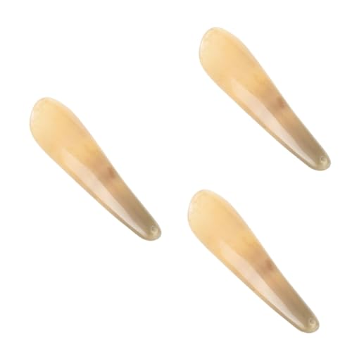 Chausse-pied en corne naturelle de bovin GALPADA un accessoire de soulier elegant en lot de 3
