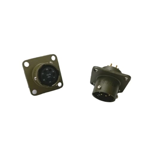 Conector de núcleo circular PT02E-10-6P hembra para montaje en panel de control 4