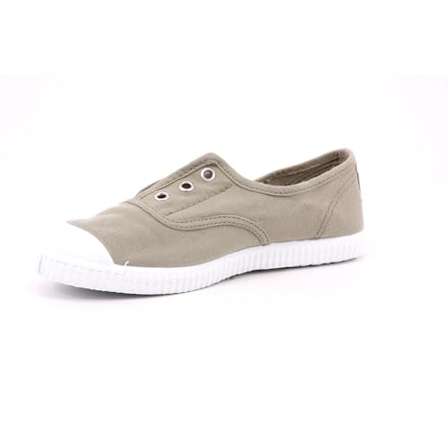 Chaussures bébé tissu coton pour l'école et le parc Cienta thé vert élastique - 6