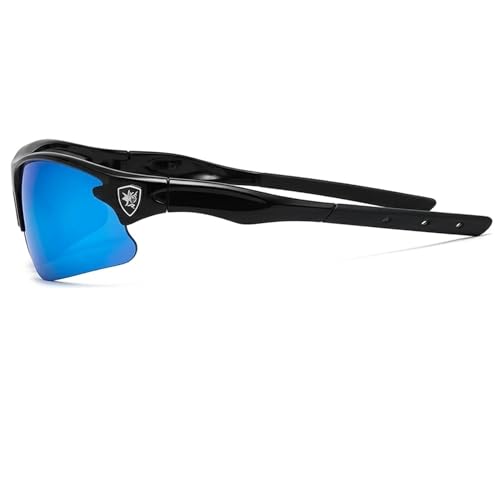 Image of Black Jones Sports Sunglasses for men and women Cycling Mountain Travelling Cricket Trekking Baseball Fishing Cycling Running Golf Motorcycle Tac Glasses UV400