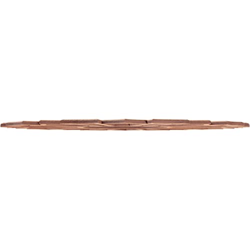 Image of Ekena Millwork 18 inchOD x 6 3 /8 inchID x 3 /8 inchT Augustus Wood Fretwork Pierced Ceiling Medallion, Cherry