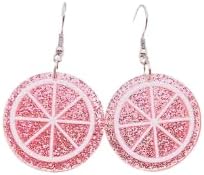 Lemon Acrylic Dangle Earrings Fruit Earrings For Women Girls