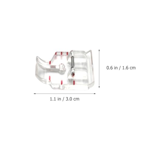 Artibetter 5pcs Quilting Presser Foot máquina de coser miniatura 2
