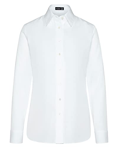 van Laack Popelinebluse M-Loas Weiß 36