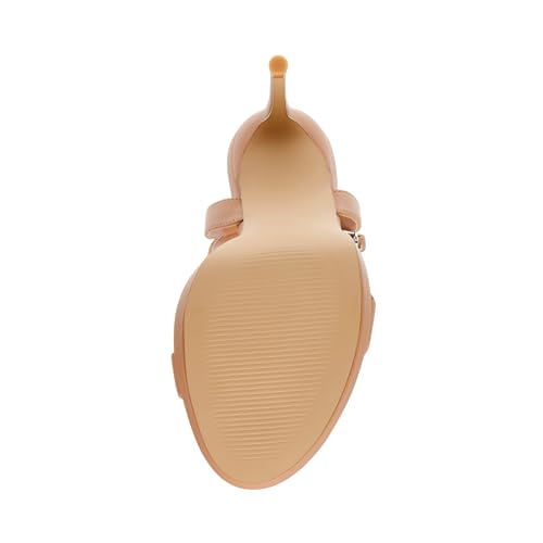 Image of Steve Madden Wafer 4.5 inch High Heels for Women - Women's Open Toe Stiletto Heels with Ankle Strap