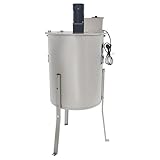 Elektrische Honigschleuder, 140W Edelstahl Honigextractor 4 Rahmen Honig Extractor, Honigerntemaschine Tangentialschleuder Honigextractor 270rpm für Honigindustrie Geschäften