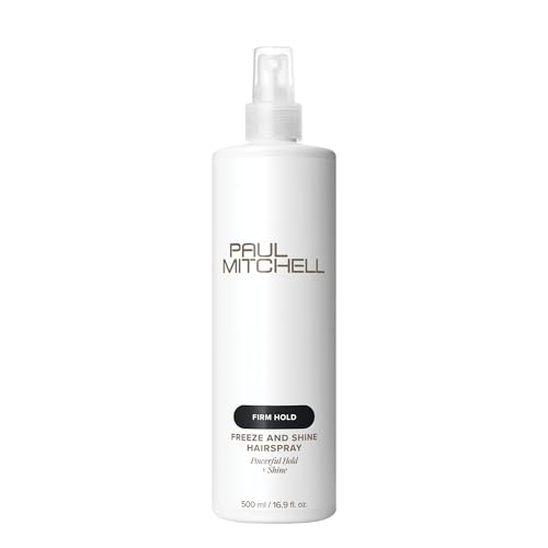Paul Mitchell Freeze and Shine Hairspray Powerful Hold + Shine For Coarse Hair 16.9 fl oz