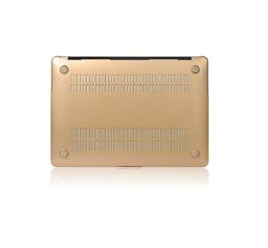 Image of Case for MacBook Air 15 inch 2026 2025-2023 Release M4 A3241 M3 A3114 M2 A2941 Liquid Retina Display Chip Plastic Hard Shell Cover Case, Metallic Gold