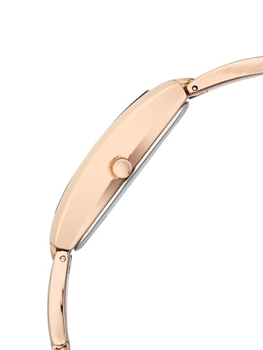 Image of Fastrack Vyb Manifester with Quartz Analog Silver Dial Rose Gold Stainless Steel Strap Watch for Girls - FV60113WM01W