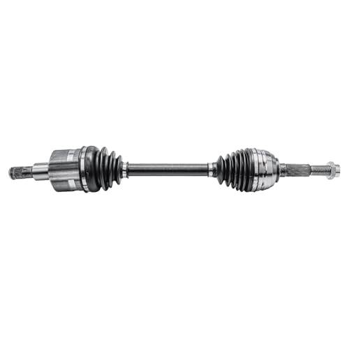 Image of Detroit Axle - 4WD Front 2pc CV Axles for Chevy Trailblazer EXT GMC Envoy XL XUV Buick Rainier Isuzu Ascender Saab 9-7x Oldsmobile Bravada, 2 CV Axle Shafts Assembly Replacement