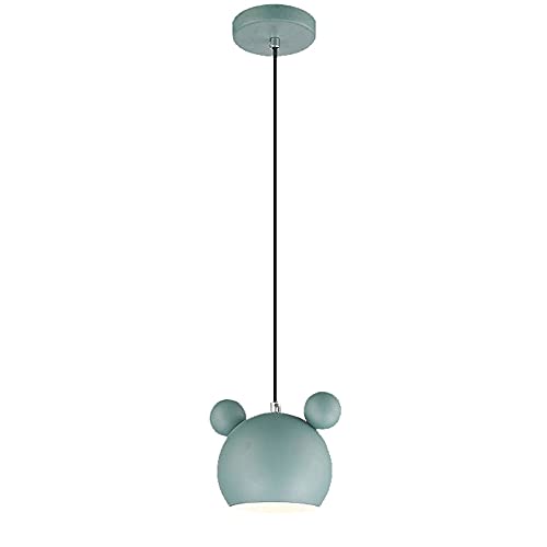 Lámpara de techo , Lámpara colgante nórdica de LED de color macarrón, lámpara colgante de hierro ajustable, base E27, lámpara de araña moderna adecuada for sala de estar, comedor, sala de estudio, caf