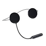 Generico Cuffia Per Casco Da Moto | Cuffie da Motociclista Integrate - Auricolari Wireless Con Controllo Musica, Risposta Automatica E Design Ultra Sottile 12mm Per Equitazione Sport All Aperto