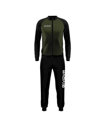 GIVOVA Combinaison CUBA, Vert militaire/noir., XL