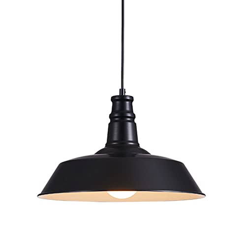 Suspension industrielle rétro en fer en forme de couvercle de pot luminaire plafonnier