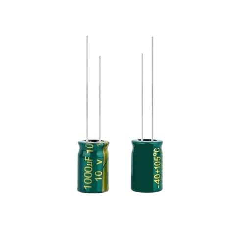 Condensateur électrolytique haute fréquence 10V 1000uF 8x12mm à faible ESR pour carte mère