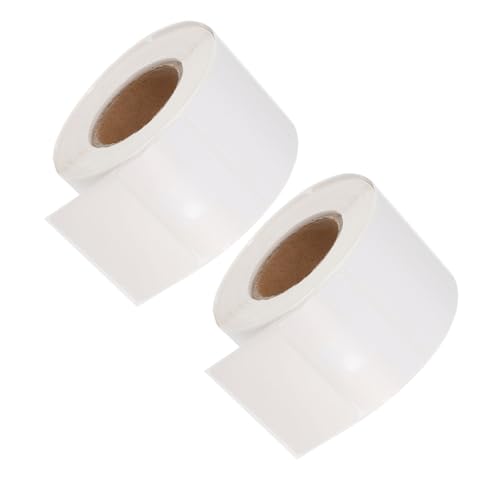 2 rouleaux d'étiquettes d'imprimante en papier thermique autocollant