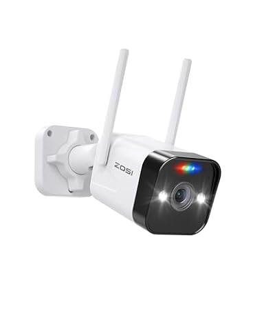 ZOSI 4MP Security Camera Outdoor Person Vehicle Detection, 2.5K WiFi Camera