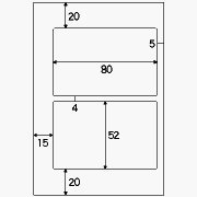 hisago CJ Glossy Film Tack 2 Sides cj865s