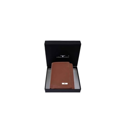 URBAN FOREST Travis Redwood Leather Wallet for Men