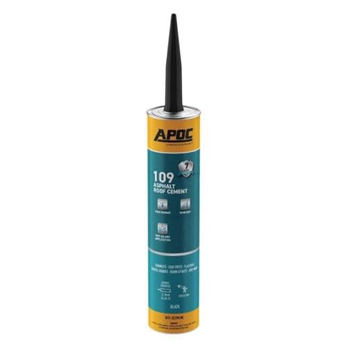 APOC Black Asphalt Roof Cement 10 oz