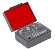 Ohaus Stainless Steel 24 Piece OIML Class E2 NVLAP Certified Calibration Weight Set, 1mg to 500g