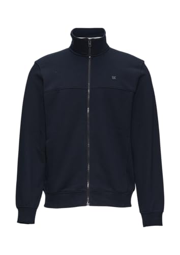 s.Oliver Sweatjacke mit Stehkragen und Logo-Detail Navy XL