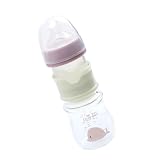 Kisangel Zuigfles Babyflesjes Tegen Krampjes Flesje Borstvoedingsspeen Flesvoeding Voor Pasgeborenen Benodigdheden Voor Pasgeboren Baby's Baby Speen Container Kind Melk Glas