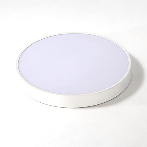 Plafonnier LED ultra-mince rond luminaire encastré à économie d'énergie en fer
