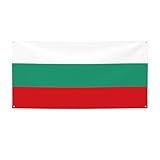 Vielseitiges Party-Banner mit bulgarischer Flagge, beste Banner für Veranstaltungen, als Geburtstagsparty-Dekoration