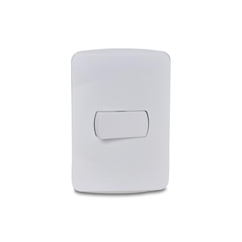 Conjunto Interruptor Simples 10A 250V Pl/Br Miluz S3B62010, Schneider Electric