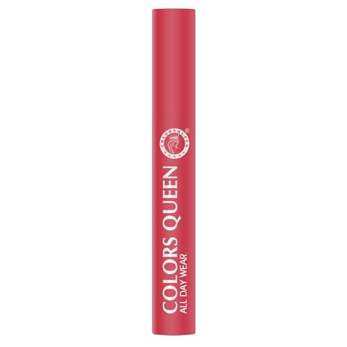 Image of Colors Queen All Day Wear Liquid Lipstick - Very Me, 12g | Highly Pigmented, Long Lasting Matte Lipstick | Smooth One Swipe Application, Lightweight & Non Transfer Liquid Lipstick for Women