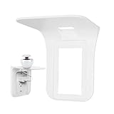 lvifloae Wall Mounted Socket Shelf ABS Hole Design Easy Power Charger Shelf Cell Phone Charging Shelf for Smart Home Devices, Cell Phones, Remotes, Speakers, Alexa Sockets