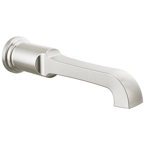 Delta Faucet Tetra Tub Spout, Brushed Nickel Non-Diverter Tub Spout, Bathtub Faucet, Lumicoat Stainless RP102061SSPR by DELTA - Used condition - US$37.37
