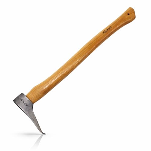 Xforst X-P56 Sappie Sapie ideal zum Bewegen und Aufnehmen von Holzstämmen und Holzstücken. Mit Eschenstiel 60 cm und dünne Spitze aus geschmiedetem Kohlenstoffstahl.