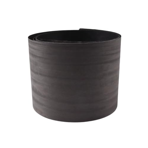 Hoja de chapa de madera de eucalipto natural negra, 98.4 x 5.9 pulgadas, ideal para bricolaje y decoración del hogar, chapa de muebles