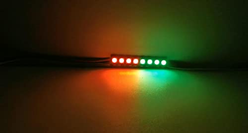 10 unidades LED RGB WS2812B 5 metros miniatura 6