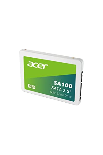 Image of Acer SA100 480GB MAS0902+3D NAND SATA 2.5 inch(6.35cm) Internal SSD-560MB /s R, 493MB /s W Speed