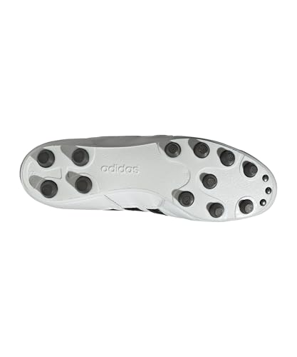 Image of adidas F50 League Laceless Firm /Multi-Ground Boots, White Black, 9.5 US