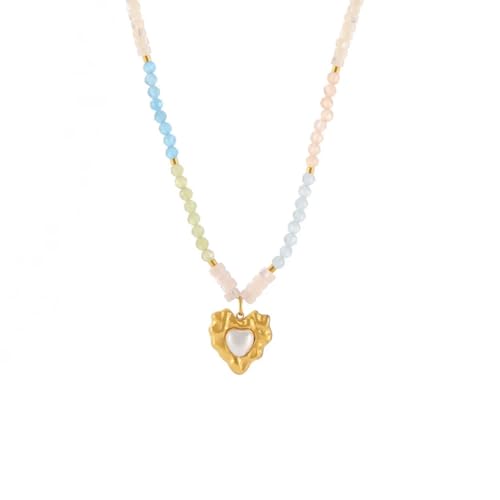Collier bijoux cadeau mode idéal pour surprendre avec un cœur en malachite