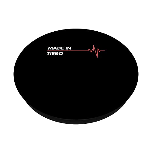 Made In Tiebo Senegal City Of Birth Hometown PopSockets Swappable PopGrip, Black - Image 2
