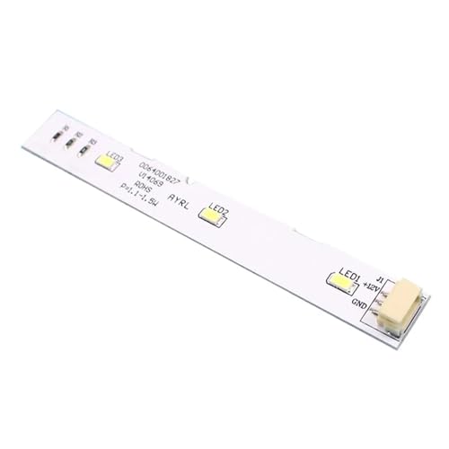 MRVAKDYDI Tiras de luz LED de Repuesto para frigoríficos, Tira de Luces LED for refrigerador Compatible con BCD-575WDBI 0064001827, Blanca, 130 x 16 mm