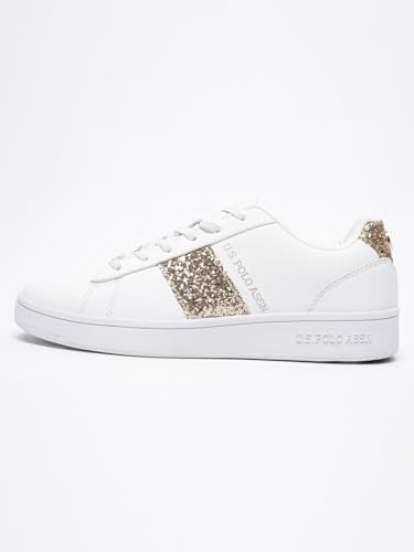 Image of U.S. Polo ASSN. Kate 3.0 Off White Sneakers Shoes with Premium Upper