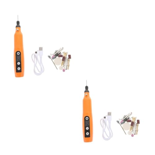 LALAFINA 1 Set Rechargeable Speed Mini Rotary Tool with Lamp Portable Cordless Sanding and Polishing Tool for Personal and Professional Use Ergonomic Design for Comfortable Grip